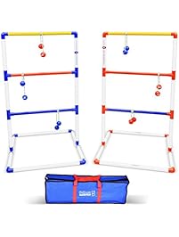 GoSports Premium Ladder Toss Game with 6 Bolos and Carrying Case