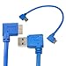 30cm USB 3.0 A Male 90 Degree Left to Micro B Right Angle Short Data Sync and Charging Cable for Computer’s Hard Drive/Digital Camera（Micro Left