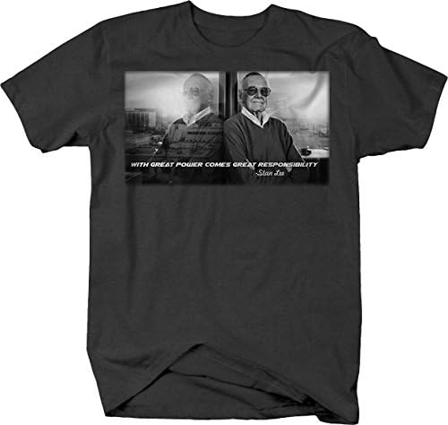 556 Gear Stan Lee - Great Power Comes Responsibility Tshirt - Medium