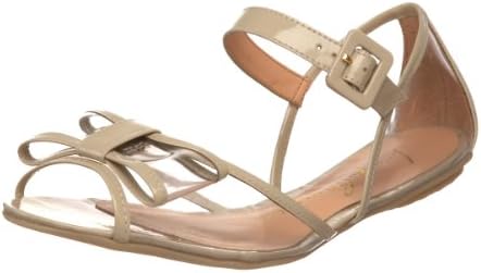 Luiza Barcelos Women's Fs064 - E Jelly Flat,Verniz Aveia,10 M US