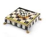 MacKenzie-Childs (p)cocktail Napkin Holder Set - Courtly Check