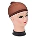 EBOOT Nylon Wig Caps, 4 Pieces (Dark Brown)