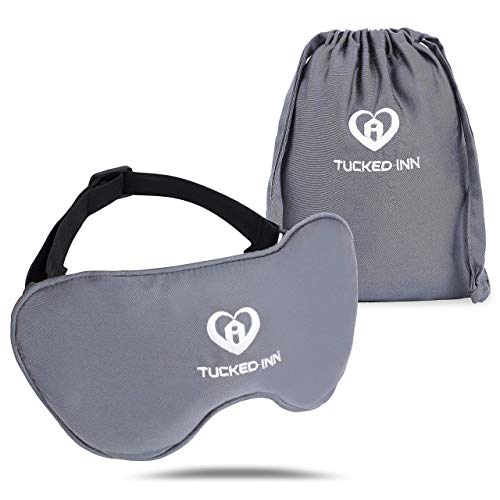 Weighted Sleep Eye Mask Organic Bamboo, Relief Night Shade Eye Covers