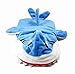 Mogoko Funny Dog Cat Shark Costumes, Pet Halloween Christmas Cosplay Dress, Adorable Blue Shark Pet Costume,Animal Fleece Hoodie Warm Outfits Clothes (XL Size)