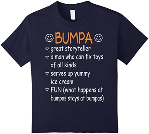 Kids Bumpa Great Storyteller Fix Toys Serves Icecream Fun Tshirt 6 Navy