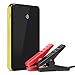 Multifunction Emergency Car Jump Starter, MoKo Portable 8000mAh Power Bank External Battery Charger, 400A Car Jumper Booster for 12V Autos, with LED Flashlight, USB Charging & Smart Clamps, Yellow
