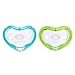 Munchkin Latch Lightweight Infant Orthodontic Pacifier, Blue/Green, 3+ Months, 2 Count