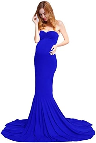 Maternity Dress,Brezeh Womens Off Shoulders Pregnant Dress Photography Props Long Dress Nursing Maxi Dress
