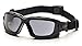 Pyramex Safety Pyramex I-Force Slim Safety Goggle, Black Frame/Gray Anti-Fog Lens