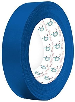 Devek Professional's Choice Premium Spike Tape Matte Cloth With Rubber Adhesive 12.5 Mil Thick 1/2 Inch x 25 Yards Electric Blue