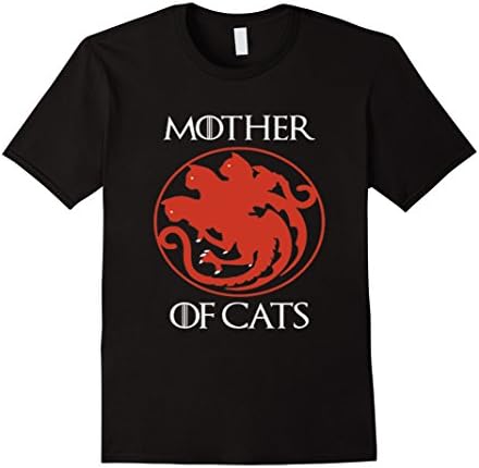 Men's Mother of Cats Shirt Medium Black
