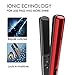 Hair Straightening Flat Iron for Straightens and Curls Hair, Straightener with 1 Inch Floating Plates, Flat Iron with Temperature Adjustment Button LED Digital Display and Auto Shut Off Redthumb 3