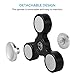 Viciviya Fidget Spinner - EDC Tri-spinner Metal Hand Spinners Focus Stress Reducer Toy - Perfect For ADD ADHD Anxiety and Autism Adult Kids (black)