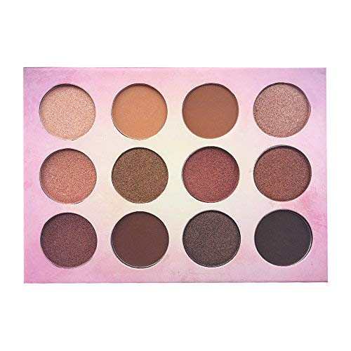 Aolailiya 12 Colors Liberties Eye Shadow Palette-Highly Pigmented Matte + Shimmer makeup Nudes Warm Natural Bronze Neutral eyeshadow palette