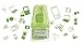 Glasses Cleaner with Microfiber Cloth, Travel Lens Cleaning Kit, Pack of 2 Sprays (Pocket Size 0.7 Fl. Oz.) Ammonia & Alcohol Free, Lightly Scented, Biodegradable Made in Europe (Apple - Apple)
