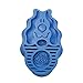 KONG - ZoomGroom - Dog Brush for Grooming and Shampooing - Blue Brush for Large Dogs