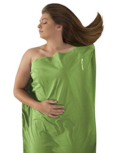 Sea to Summit Expander Travel Liner, Green, Standard Rectangular