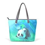 THUNANA Cute Panda Bamboo Work School Women’s