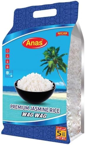 Anas White Jasmine Rice - 5 kilograms price in Saudi Arabia | Amazon ...