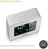Braun BC08W Digital Travel Alarm Clock Snooze Negative LCD Display view 4