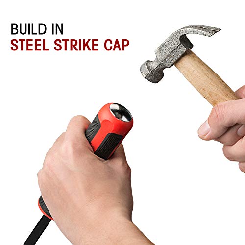 RIMKOLO Pry Bar Set, 5Piece Heavy Duty Pry Bars with Thicker Strike