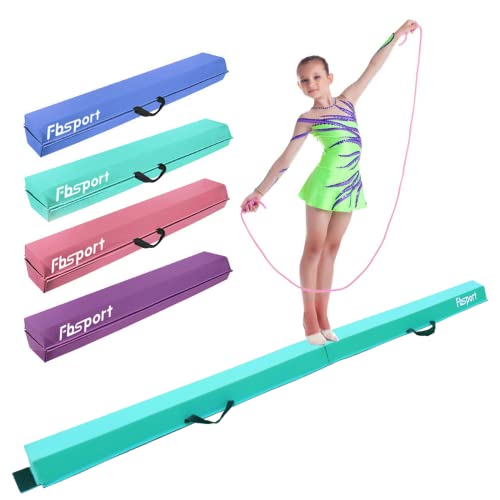 FBSPORT Schwebebalken Kinder 180cm Faltbar Turnbalken für Zuhause Training