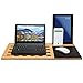 Morvat Bamboo Computer Lap Desk Board Multi-Tasking Laptop Tablet Cellphone Stand Holder with Built-in Mouse Pad, Bed Desk, Laptop Table for Bed,thumb 2