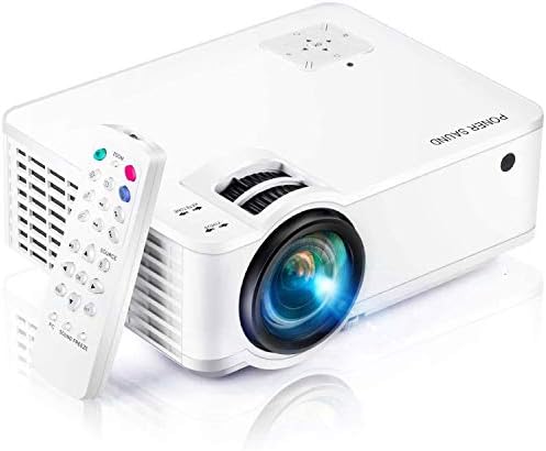 Projector, [2020 Updated] Mini Projector 1080P Supported, 5500 Lux 210″ Show with 52,000 Hrs LED Film Projector Suitable with Cellphone,Pc,Laptop computer,USB,HDMI,VGA-Residence,Workplace,Out of doors Leisure