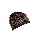 Dale of Norway Holmenkollen Hat, Black/Smoke/Red Rose, One Size