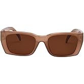 I-SEA Women's Sonic Polarized Sunglasses - Trendy Rectangle Hand-Polished Frame with Scratch-Resistant Lenses