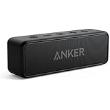 Anker Soundcore 2 Portable Bluetooth Speaker with Superior Stereo Sound, Exclusive BassUp, 12-Watts, IPX5 Water-Resistant, 24-Hour Playtime, Perfect Wireless Speaker for Home, Outdoors, Travel