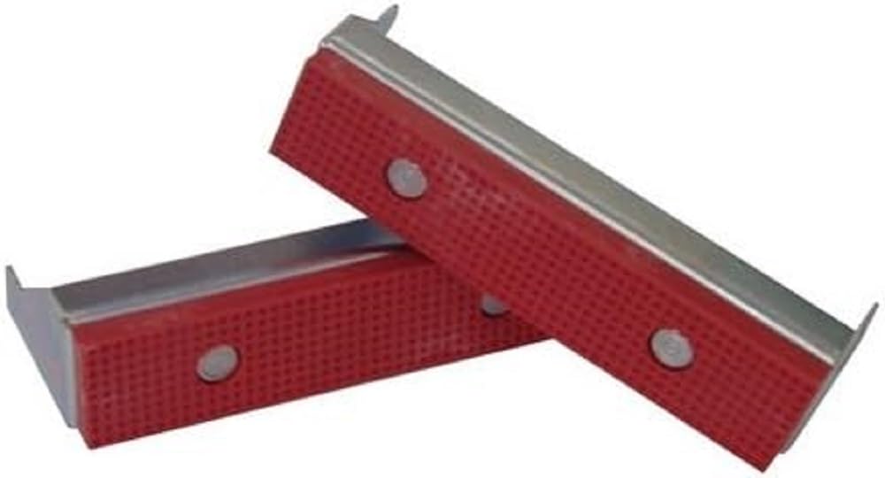 Eclipse Professional Tools EFG1 Pair of Fibre Grips 3" for 3" Mechanics Vice, Red
