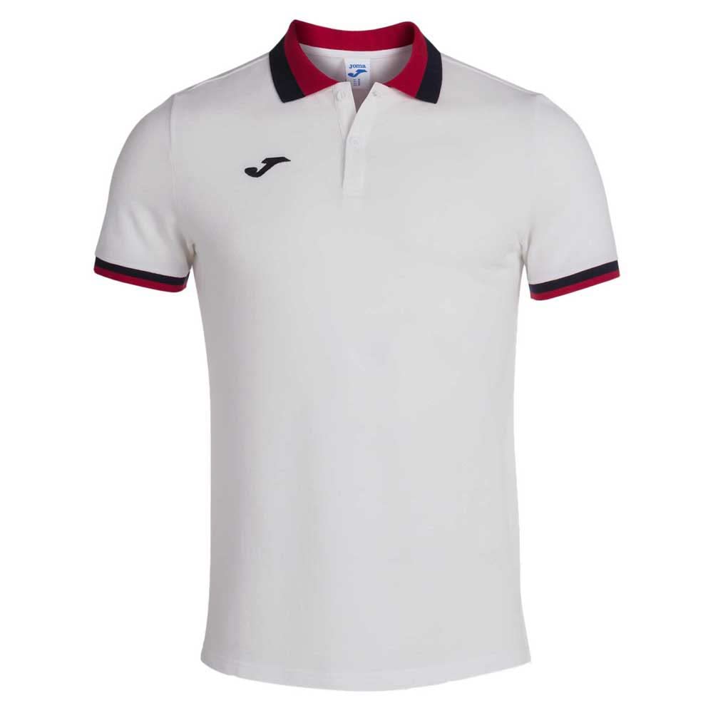 Joma Comfort II Polo Shirt White