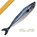 BESORY Catnip Toys for Cats Catnip Simulated Fluffy Fish Shape Toy, Cat Kitten Toys Silvery, 12 inch