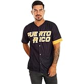 Puerto Rico Baseball Jersey Black | Clemente 21 Tribute Shirt for Men – Limited Edition Baseball Jersey Light Weight Tee