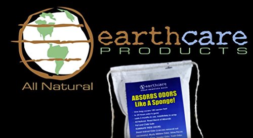 Earth Care Odor Removing Bag Stinky Smells Pet odor etc (1 Pack)