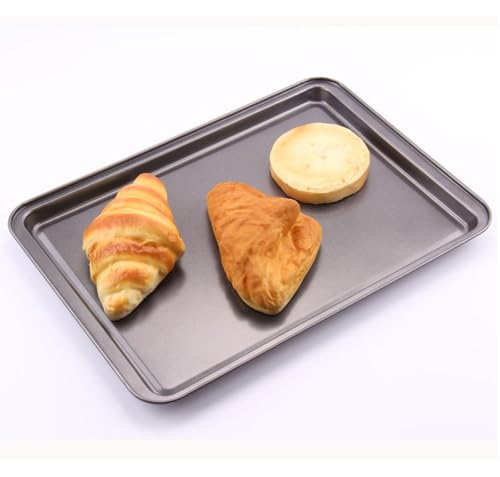 Non-stick carbon steel baking sheet set with high-strength non-stick coating, dishwasher safe