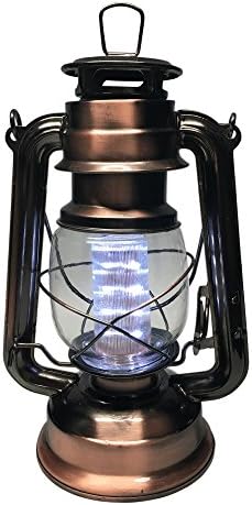YAKii Vintage Style 12-LED Outdoor Hurricane Lantern