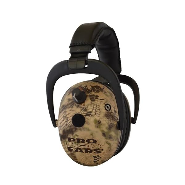 Pro-Ears-Predator-Gold-Hearing-Protection-and-Amplfication-NRR-26-Contoured-Ear-Muffs-Highlander