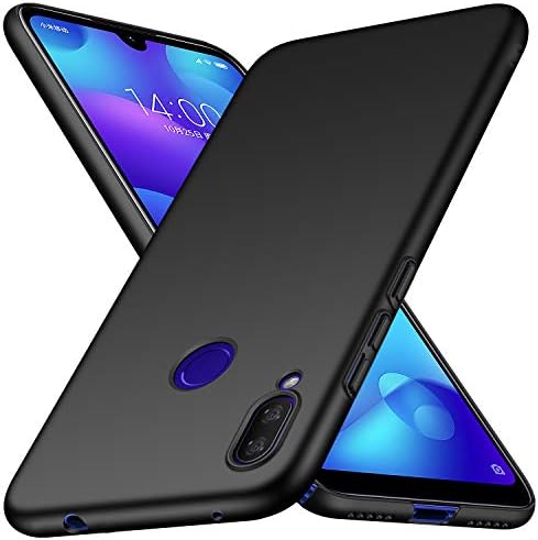 XINKO Huawei Y7 2019 Case, Hard Shell Ultra Silm Case cover [Anti-Scratch] [Shock Absorption] [Durable] for Huawei Y7 2019 - Black