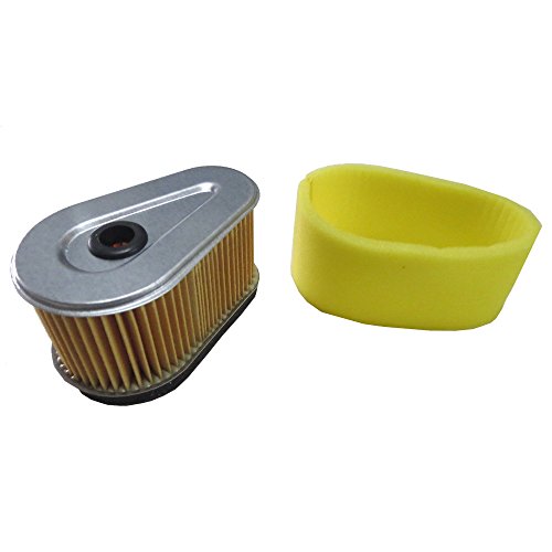 3pcs Air Filter Combo for Kawasaki FC150V John Deere 14PB 14PT 14SB 14SC 14SE 14ST 14SX JE75 JX85 Replaces John Deere M79451 Kawasaki 11013-2118 11013-2120 11013-2175 Toro 100-2693