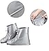 Rain Shoe Covers Waterproof Boots Cover Galoshes Overshoe XXL Silver