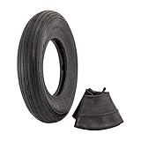 4.80/4.00-8" Replacement Pneumatic Wheel Tire and Tube