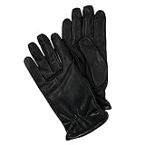 Isotoner men's genuine leather gloves Smartouch technology
