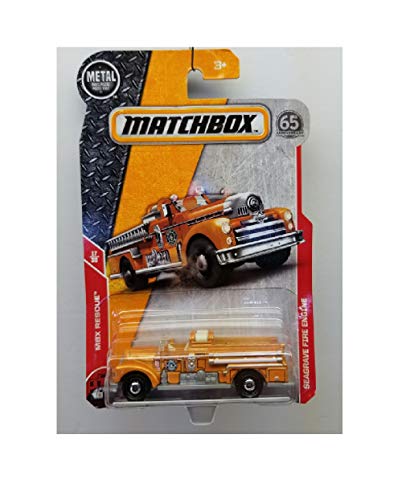 Matchbox 2018 Mbx Rescue Seagrave Fire Engine 72 125 Orange