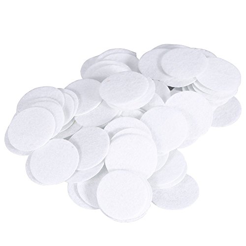 Microdermabrasion Filters, 100pcs New Cotton Filter Round Filtering Pads For Blackhead Removal Beauty Machine (20mm)