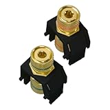 On-Q WP3457BK Audio Binding Posts, Black