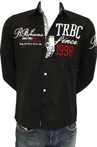 Redbridge by Cipo & Baxx Slim-Fit Shirt black in S