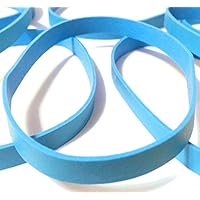 Blue Rubber Bands | Non-Latex Safety Heavy-Duty Large Bands - Easy ID - Use For Office Home RC Camp Hike Fishing Bundle + Pros Use - Thick Lg XL Pk ~ 6 Pack Kit ~ Size # 64 ~ (3 1/2" x 1/4" Long Wide)