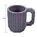 La Tartelette Build-On Brick Coffee Mug (Gray) - 12 oz
